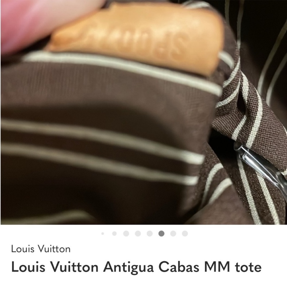 Louis Vuitton Antiqua Cabas MM This Bag Has Had Repairs - Picture 5 of 10